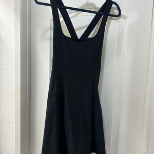 Outdoor Voices Black Activewear Crossback Dress